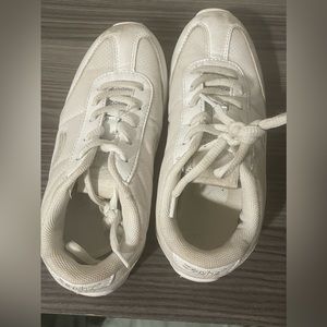 Size one cheer shoes. In need of a little spit shine but otherwise a good shoe.